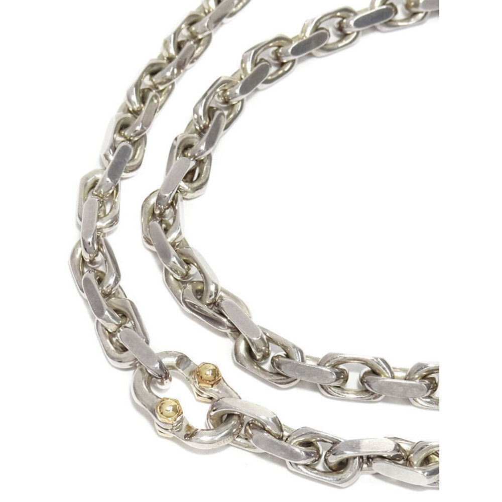 Tiffany Co SILVER Makers Chain Necklace